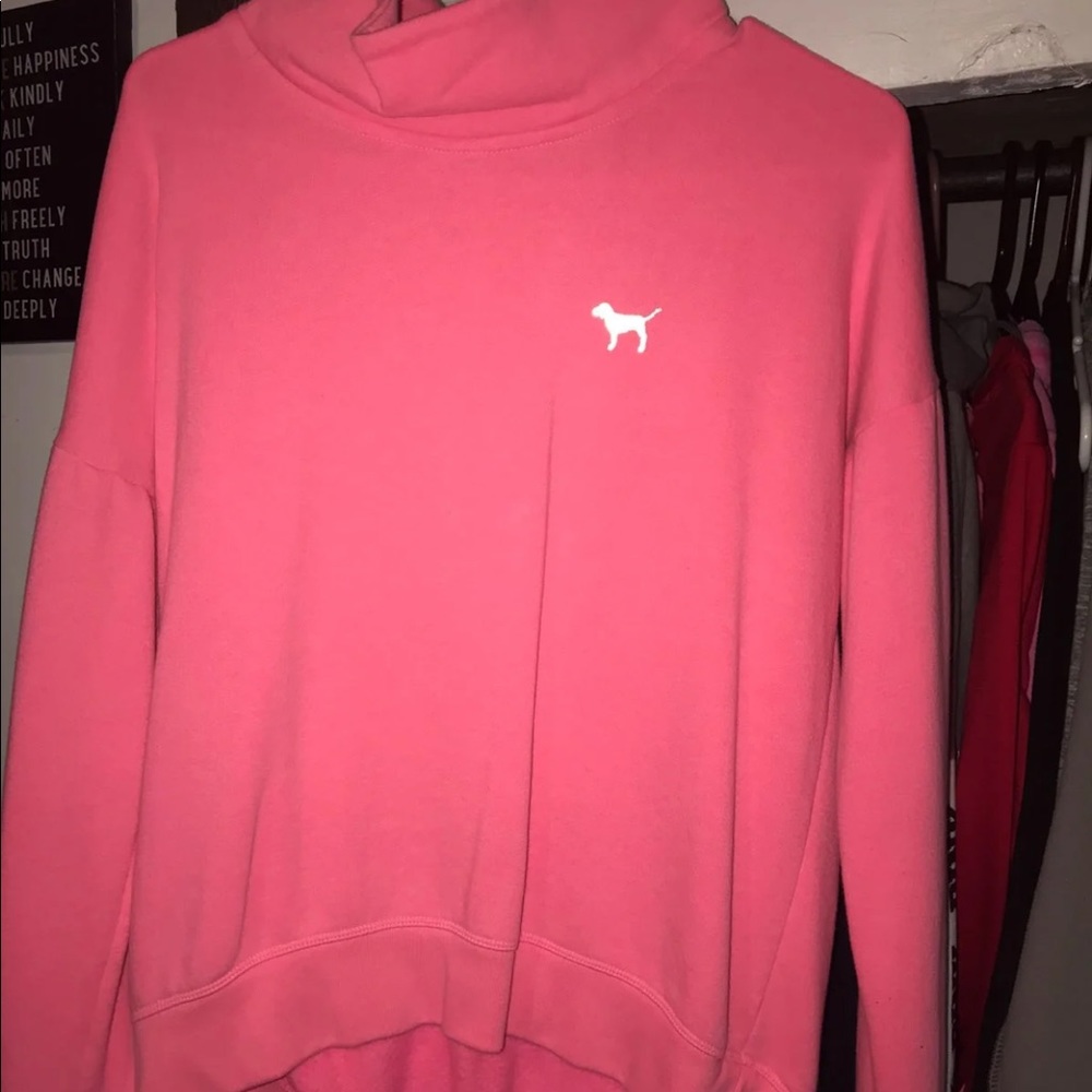 Pink crew neck